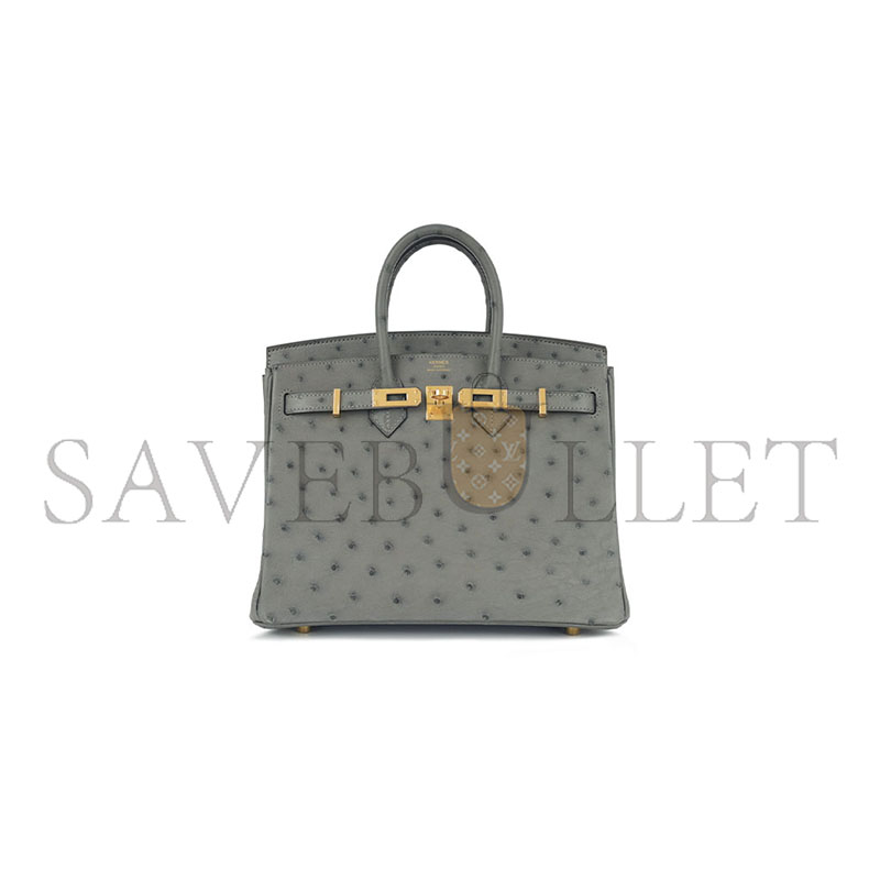 HERMÈS MASTER OSTRICH BIRKIN 25 BIRKIN HANDBAG (25*20*13cm)